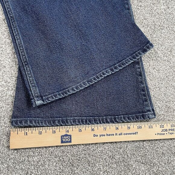 Hollister Low Rise Flare Vintage Stretch Womens Jeans Denim Dark Wash Size 14R - Picture 8 of 9